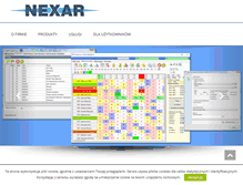 Tablet Screenshot of nexar.pl